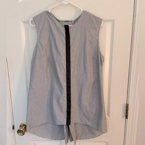 Elie Tahari mini-pinstripe tunic tank